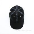 Hochwertige schwarze Baseballhüte